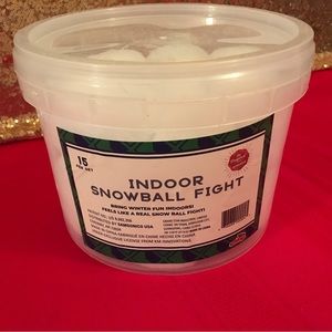 Indoor Snowball Fight Tub